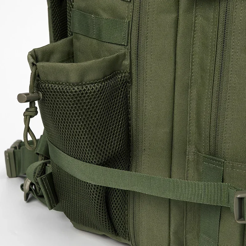 45L Tactical Backpack for Outdoor Sports Hiking Climbing Travel with Bottle Holder Travel Backpacks Camping Gear for Women/Men