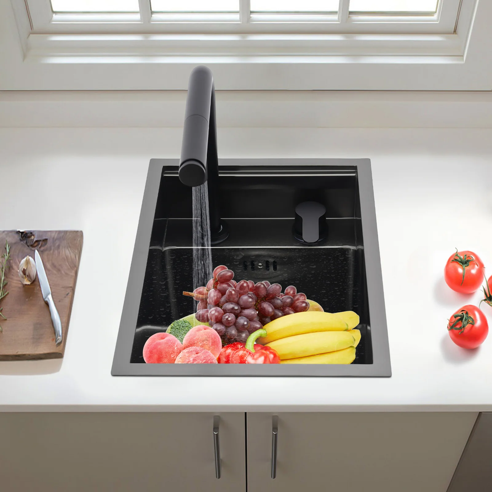 Kitchen Sinks Invisible Sink for Kitchen Bar Embedded Countertop Sink