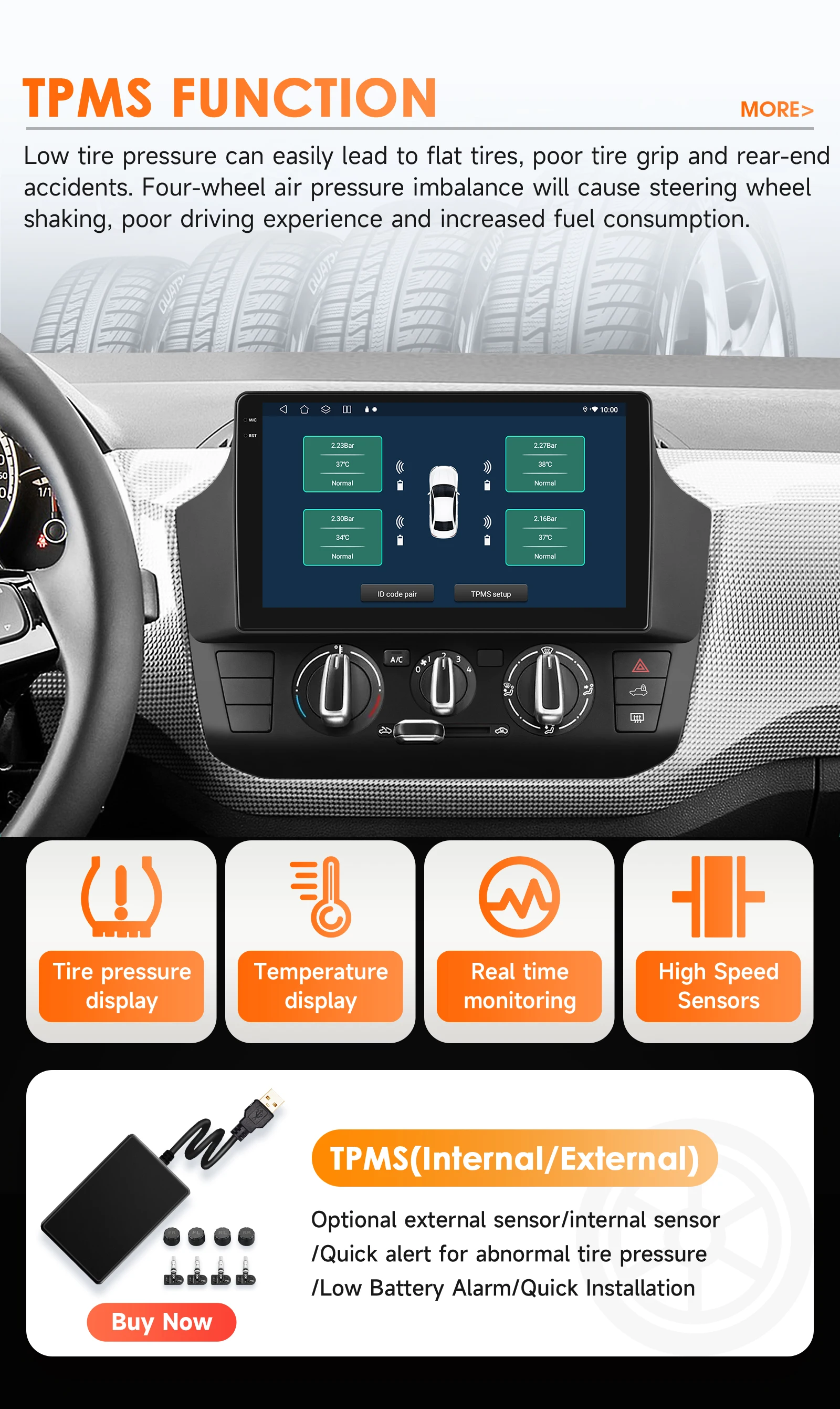 Hizpo Car Stereo Radio Touch Screen For Volkswagen UP! 2017-2023 UP Manual A/C Carplay GPS Navigation 8 Core 4G WIFI Autoradio