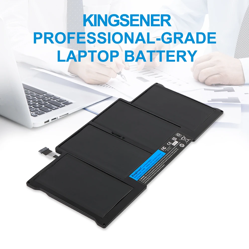KingSener New Laptop Battery A1496 For Apple MacBook Air 13" A1466 2012/2013/2014/2015/2017 MD760LL/A MD761CH/A 7.6V 7150mAh