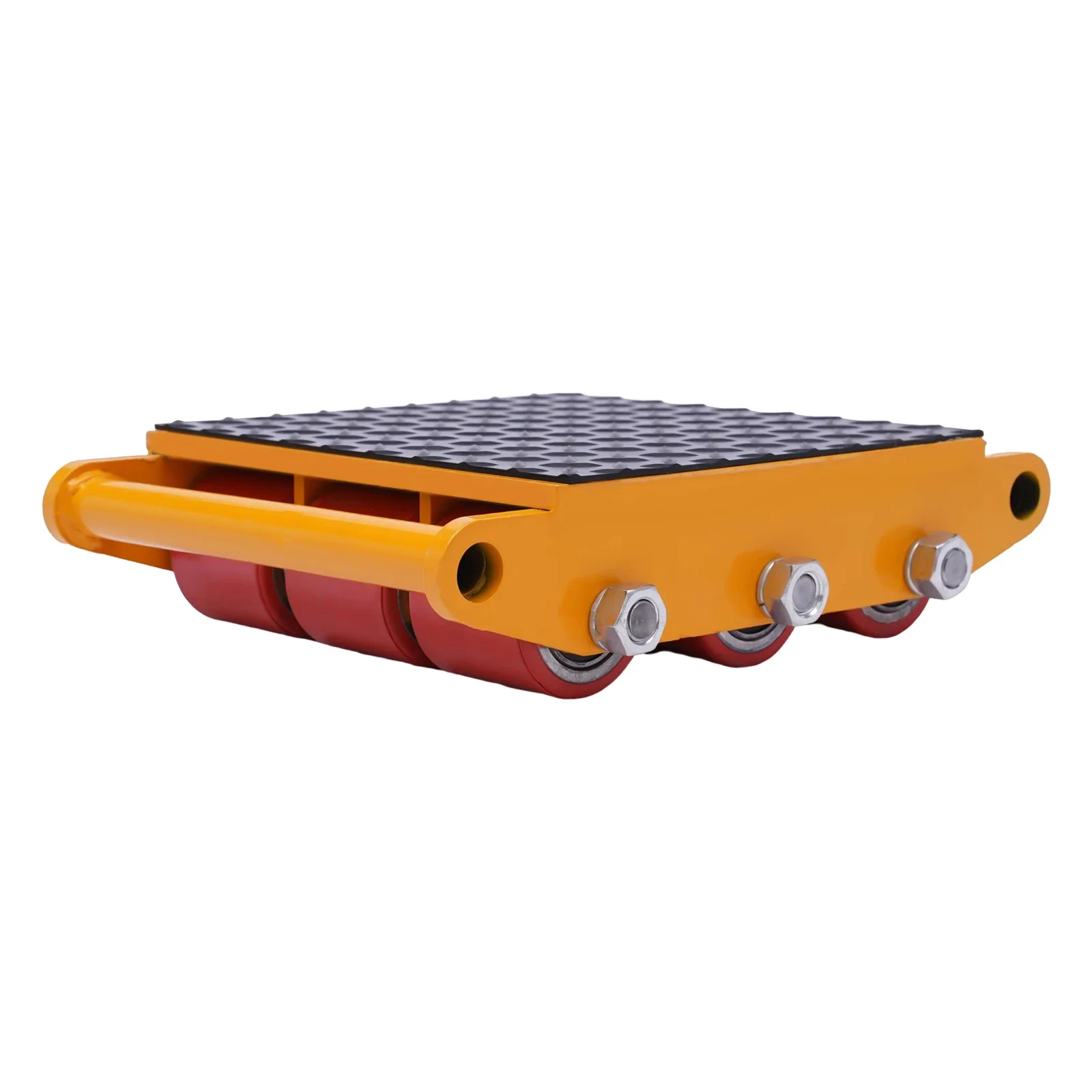7T-Alloy Steel Machinery Mover 15T (33069lbs) Max-Load Mover w/9 High-Quality PU Rollers for Distributing and Transporting Large