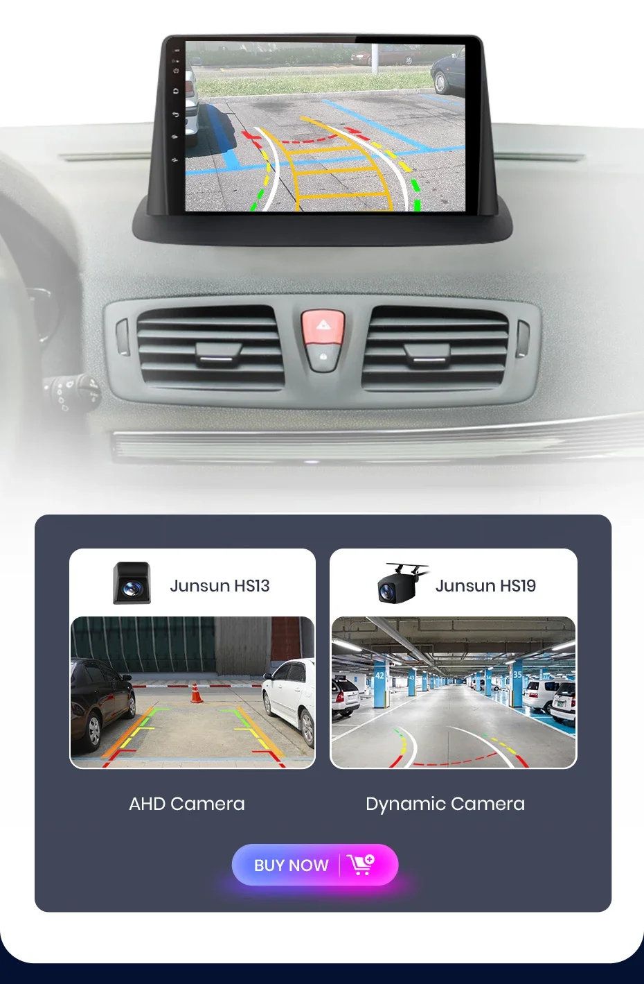 Junsun CarPlay Android Auto Radio For Renault Megane 3 Fluence Samsung SM3 2008-2014 Car Intelligent Systems RDS 2 din autoradio