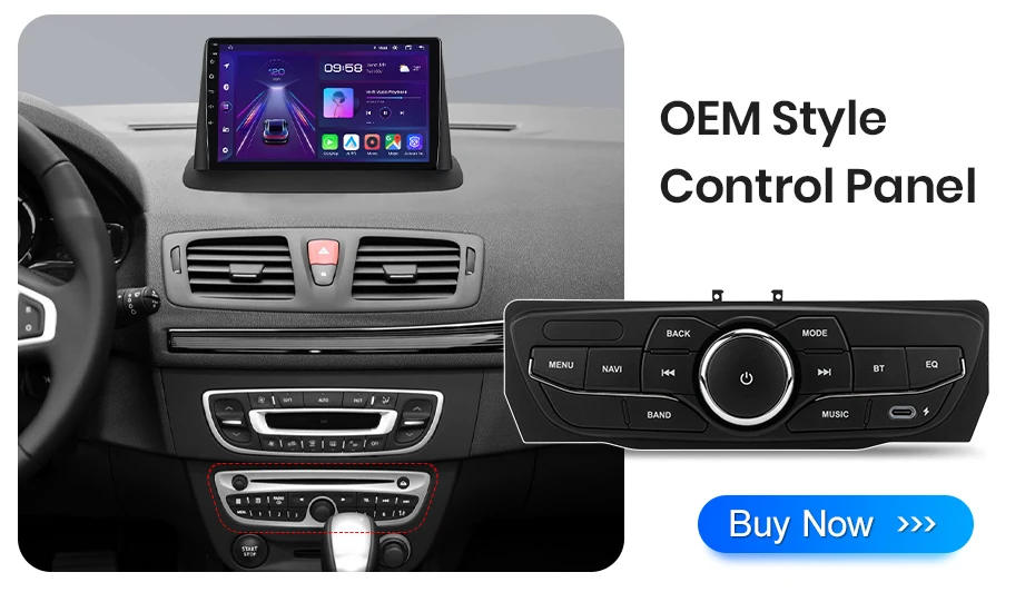 Junsun CarPlay Android Auto Radio For Renault Megane 3 Fluence Samsung SM3 2008-2014 Car Intelligent Systems RDS 2 din autoradio
