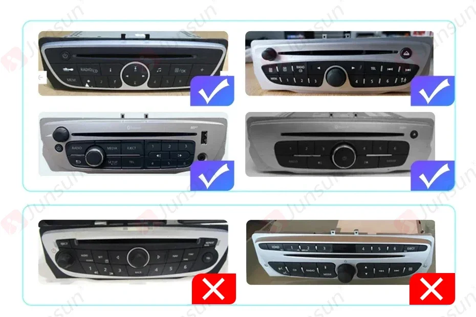 Junsun CarPlay Android Auto Radio For Renault Megane 3 Fluence Samsung SM3 2008-2014 Car Intelligent Systems RDS 2 din autoradio