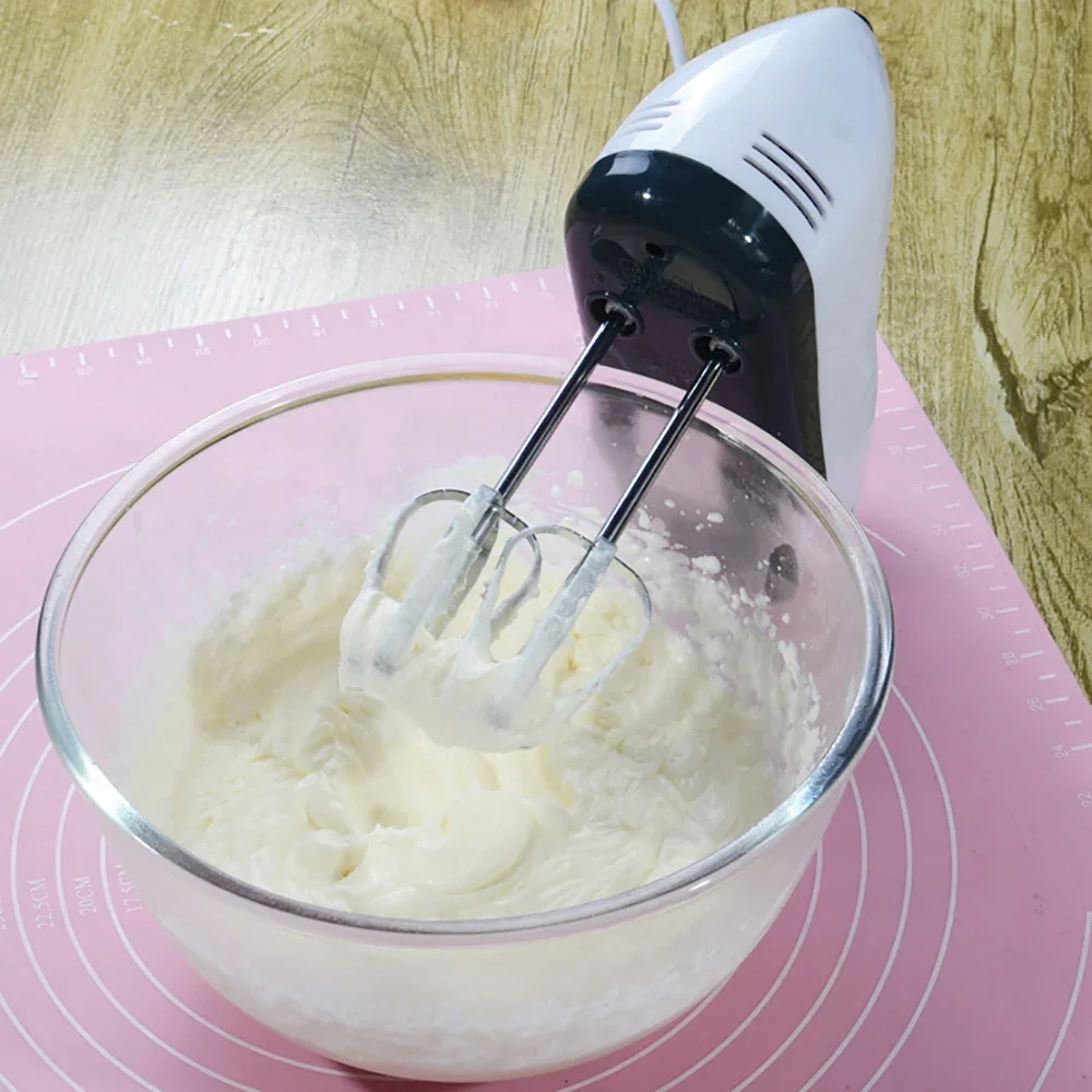 Countertop Mixer 180-350W 1.7L Capacity, Stainless Steel & Plastic Compact Design Multifunctional for Baking & Kitchen Work