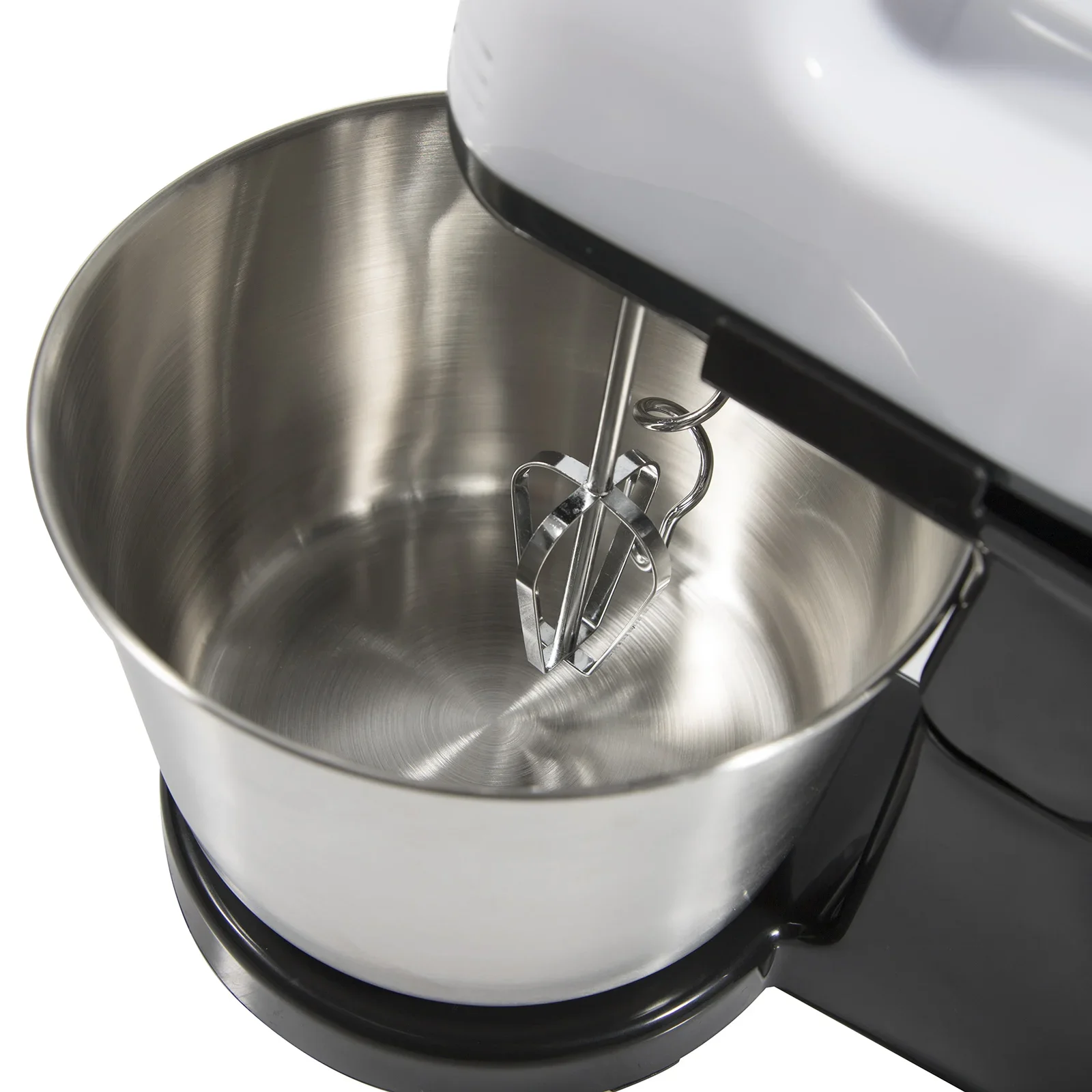Countertop Mixer 180-350W 1.7L Capacity, Stainless Steel & Plastic Compact Design Multifunctional for Baking & Kitchen Work