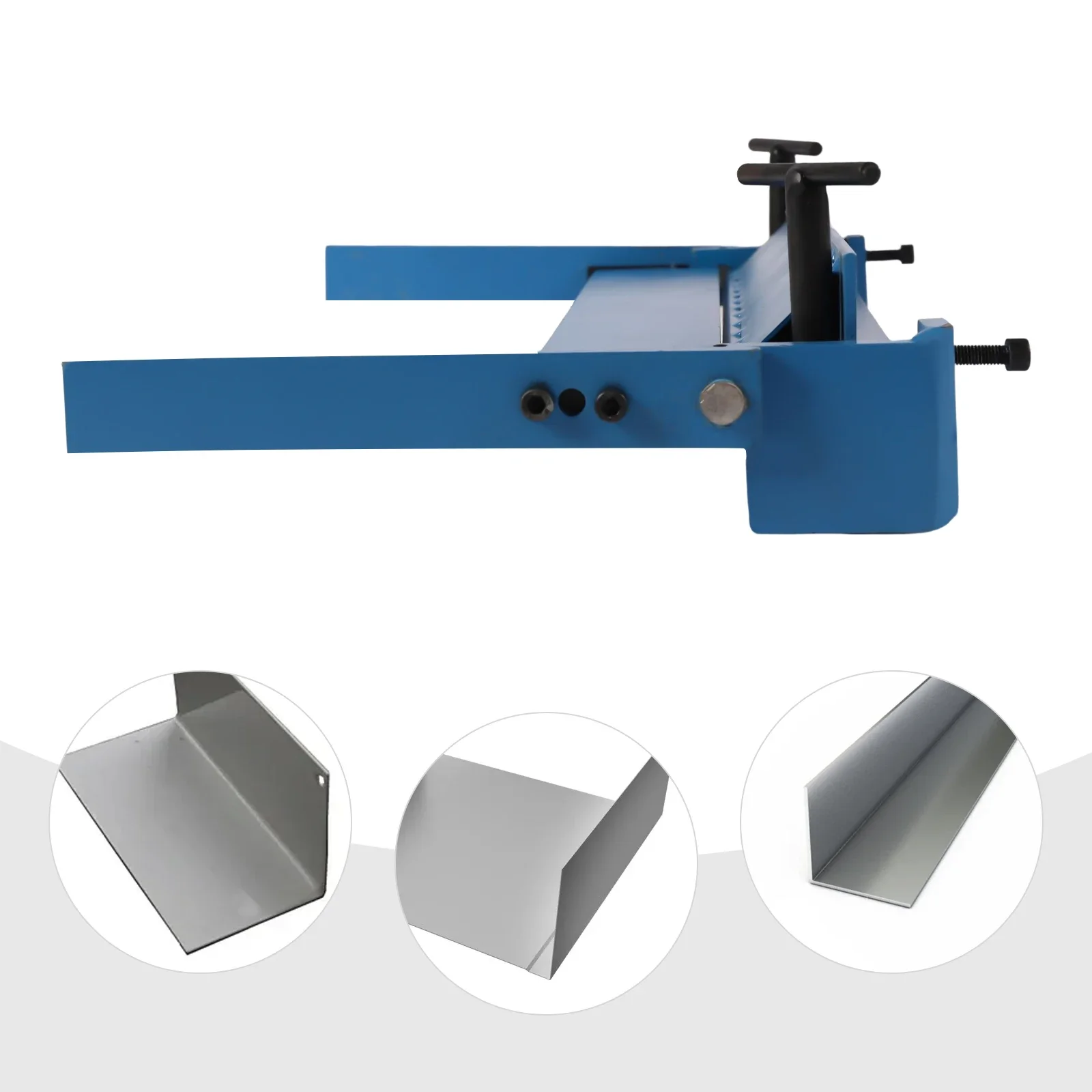 Cast Iron Powder Coated Sheet Metal Bending Beam 450mm 630mm Max Width 1-1.5mm Fold Capacity 95°-120° Angle