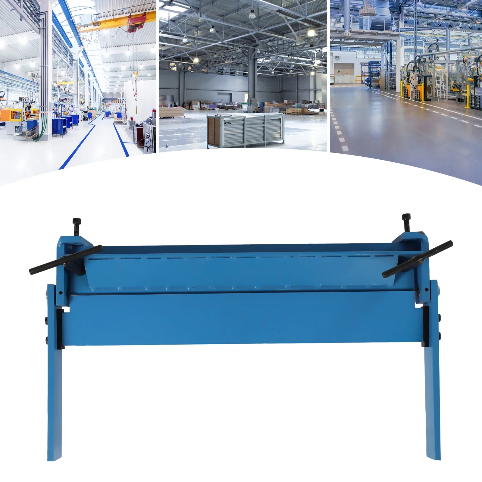 Cast Iron Powder Coated Sheet Metal Bending Beam 450mm 630mm Max Width 1-1.5mm Fold Capacity 95°-120° Angle