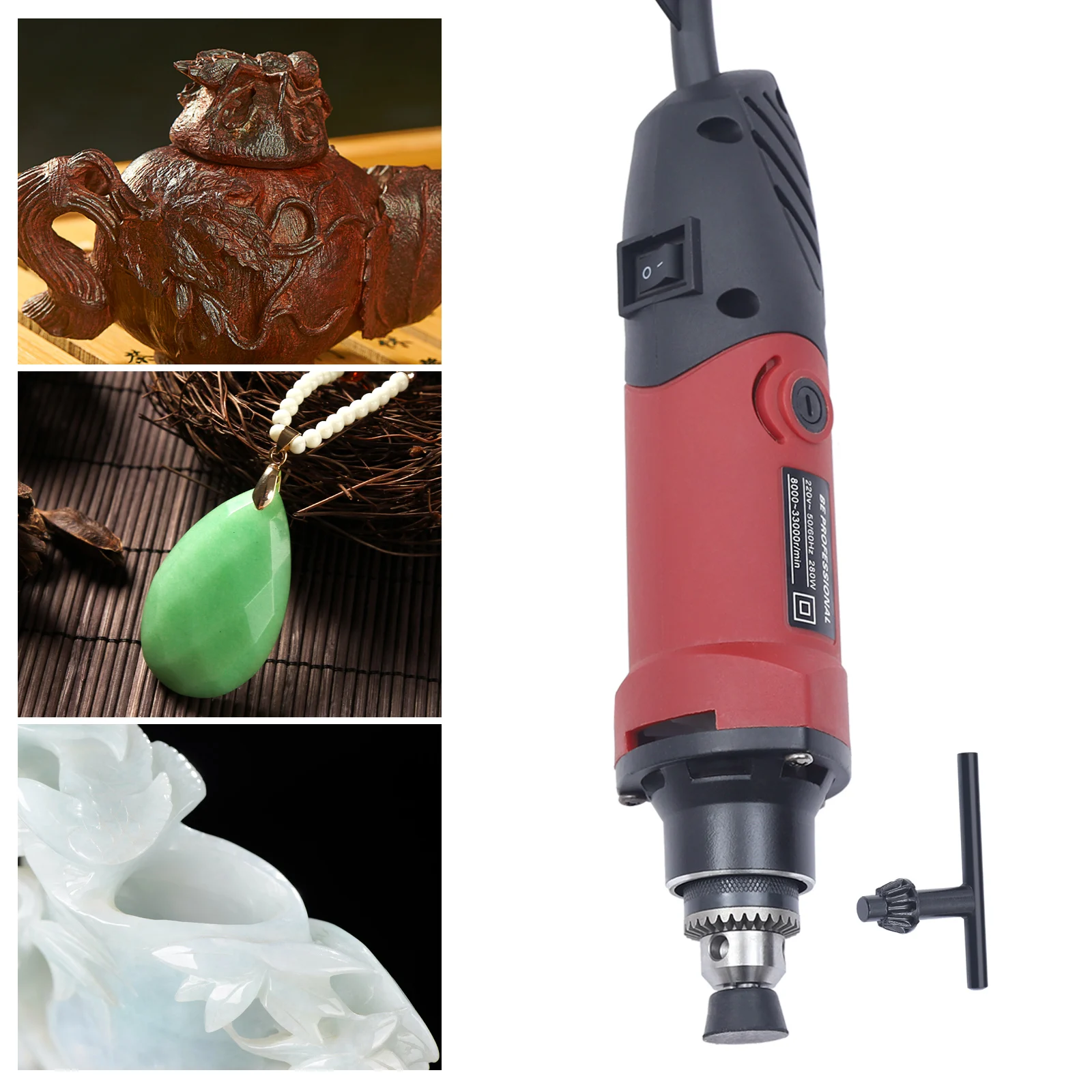 Jade Grinding Machine, Electric Multi-function Grinder, Handheld Jade Grinding Machine