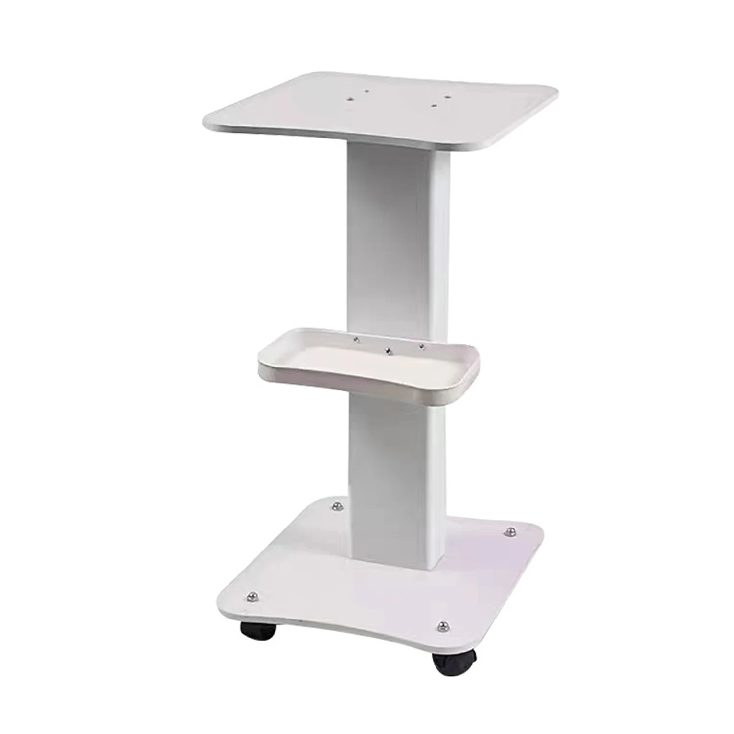 Trolley Stand Rolling Cart Maximum Bearing Capacity 40kg Furniture Tool Storage Cart Anti Skid Panel 360 ° Rotation Caster