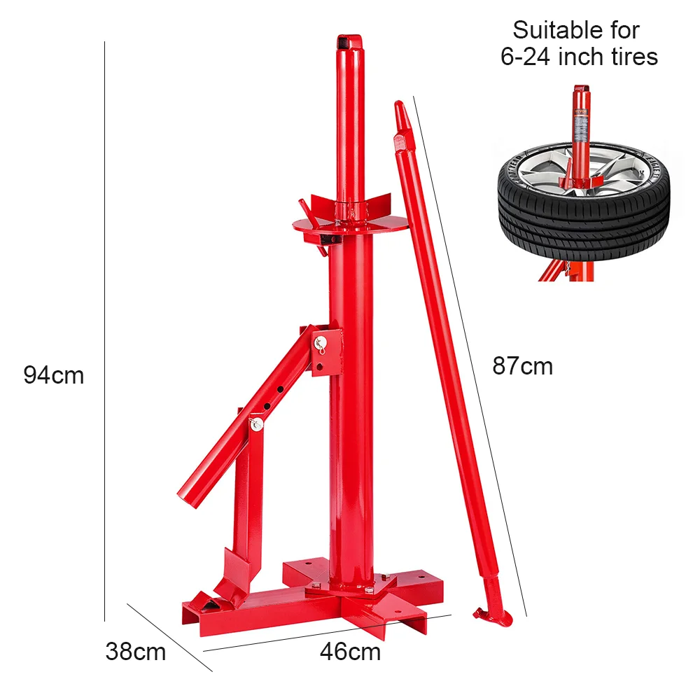 Car Tire Changer Portable Tire Changing Machine Tire Dismantling Machine Auto Car Repair Tools for 6-24 inch Tires