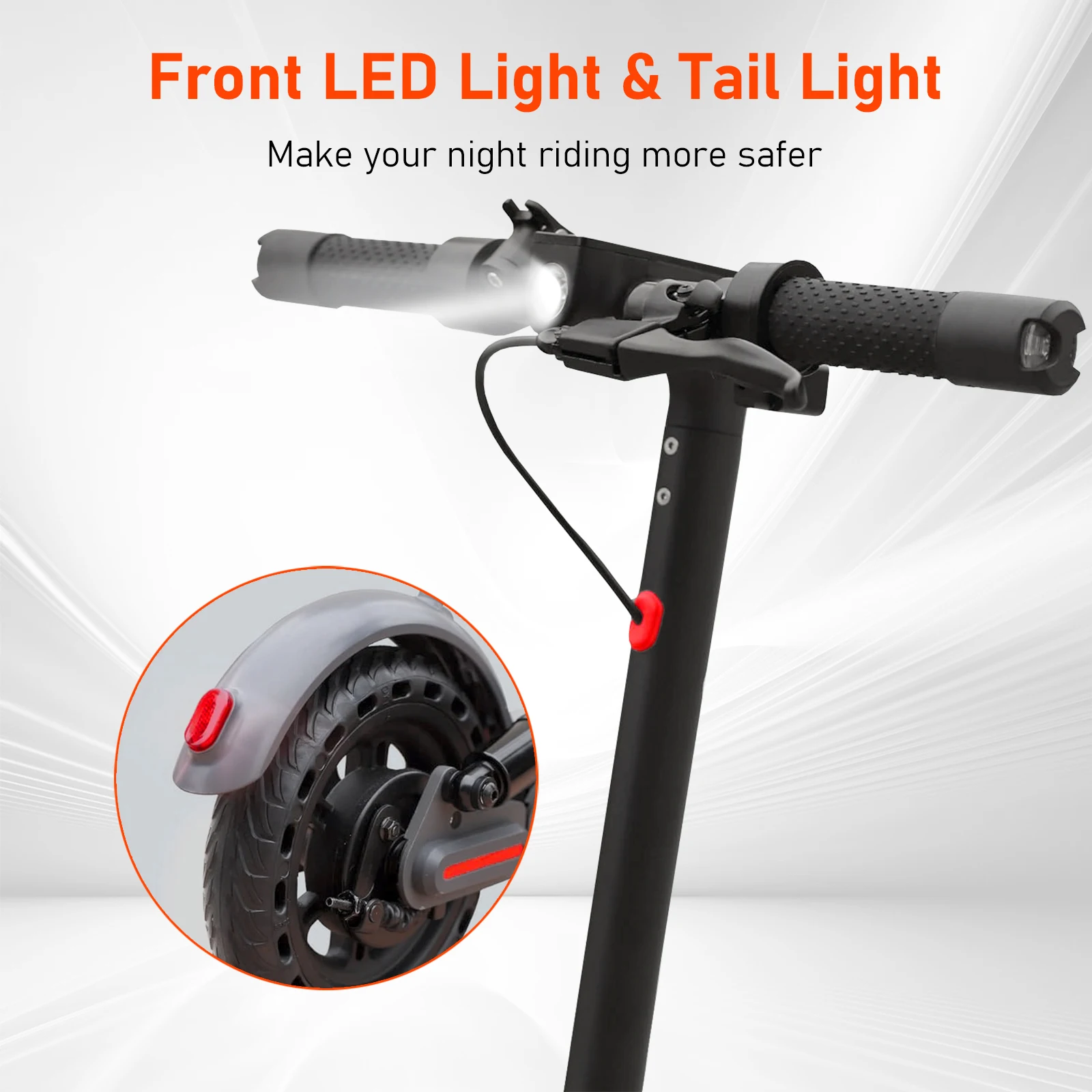2026 New AOVOPRO Double Lighting Electric Scooter 8.5 Inch Tire Smart Escooter Top Speed 36V Battery Electric Scooter for Adults