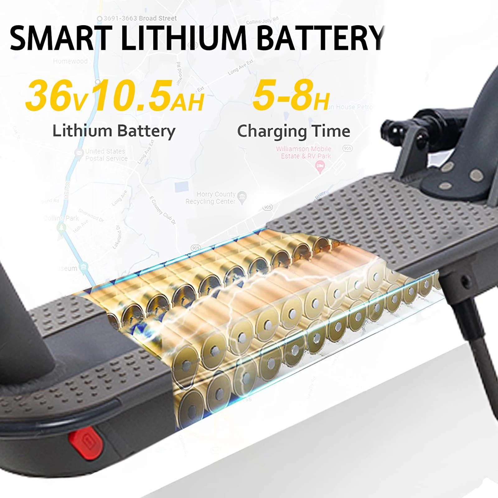 2026 New AOVOPRO Double Lighting Electric Scooter 8.5 Inch Tire Smart Escooter Top Speed 36V Battery Electric Scooter for Adults