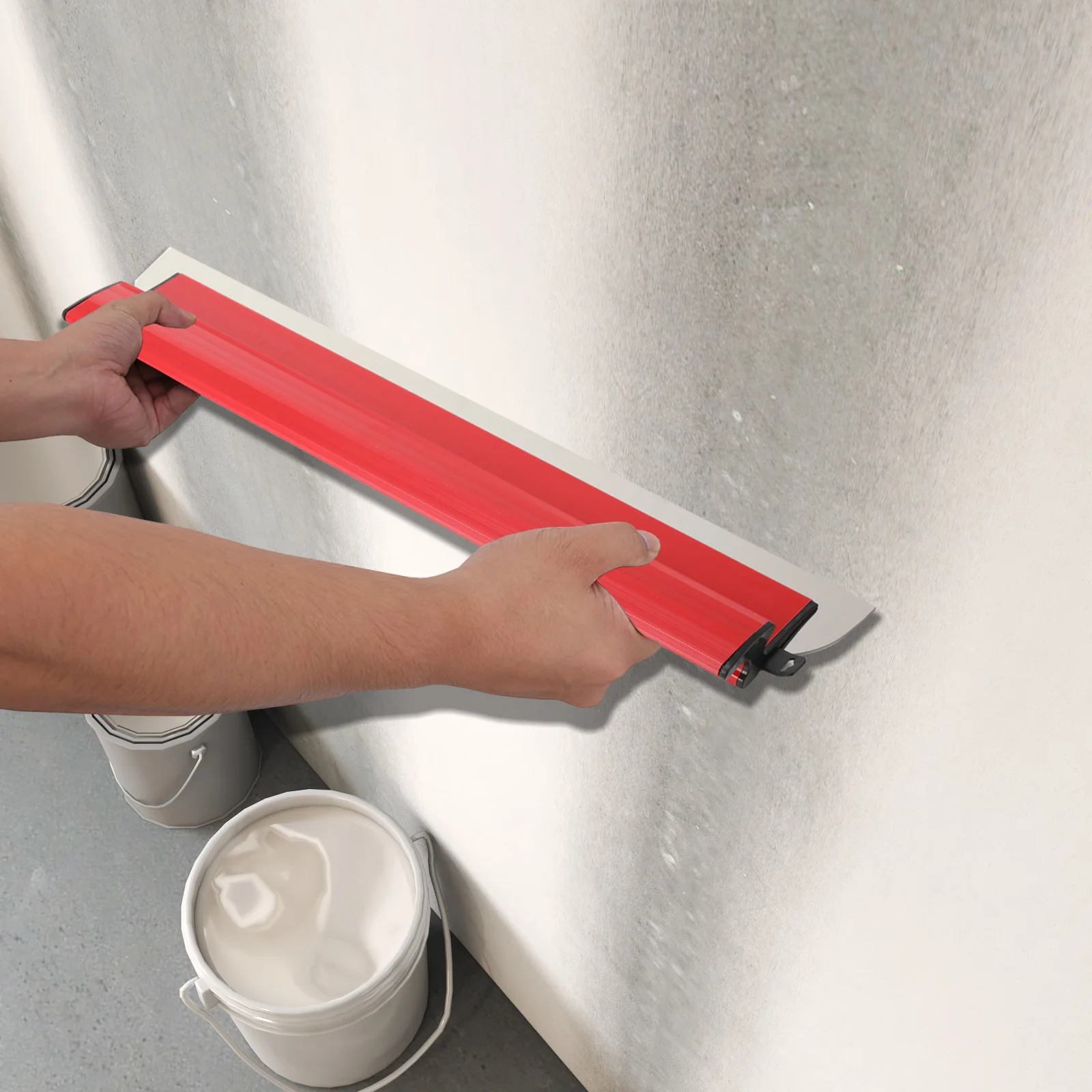 1/2/4Pcs 60cm Skimming Blade Stainless Steel Drywall Smoothing Spatula for Large Working Area Wall Decoration Construction Tool