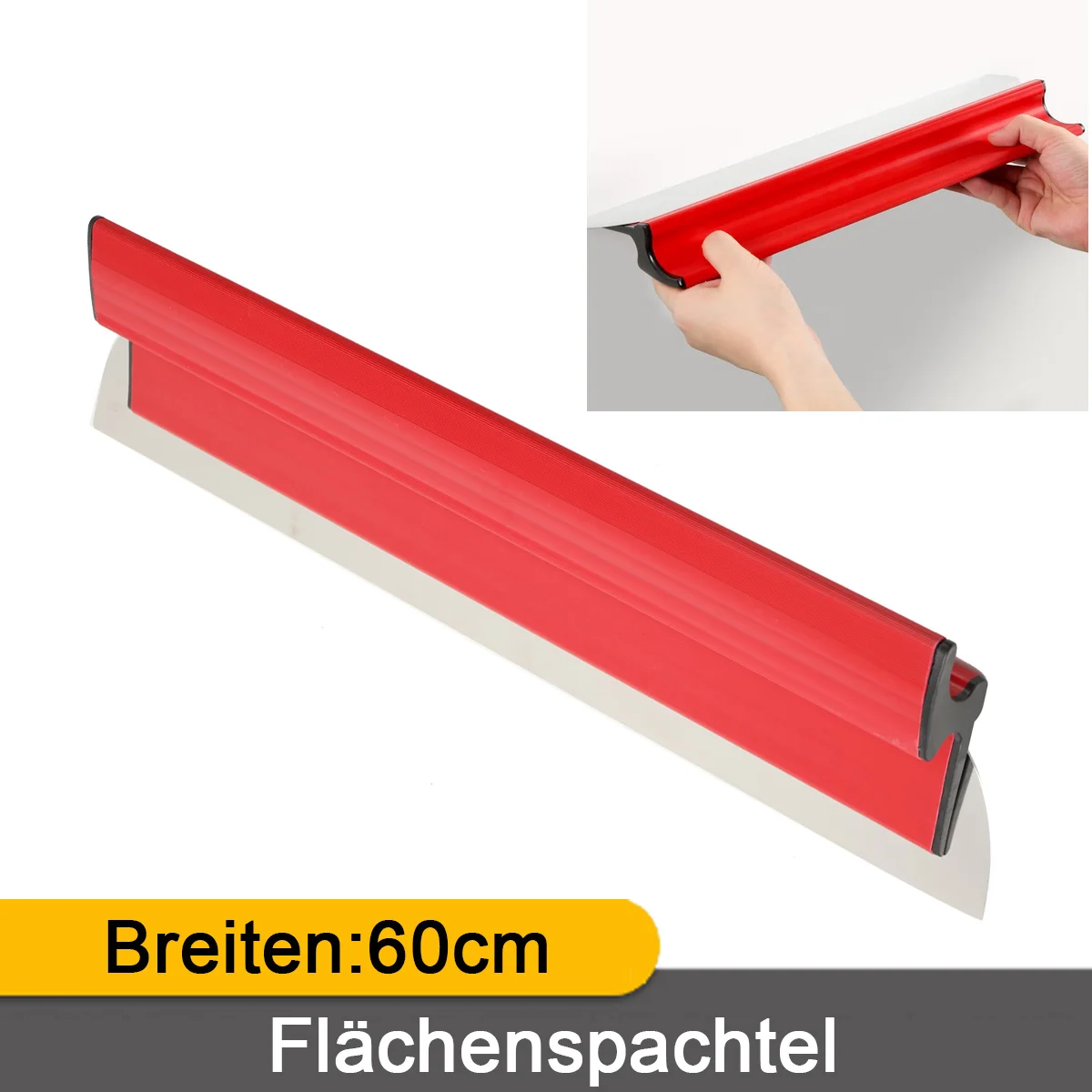 1/2/4Pcs 60cm Skimming Blade Stainless Steel Drywall Smoothing Spatula for Large Working Area Wall Decoration Construction Tool