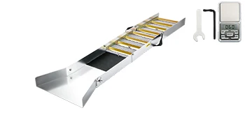 SucceBuy Aluminum Alloy Sluice Box Digital Pocket Scale 24/30/36/50in Portable Manual Gold Jewelry Panning Prospecting Tools