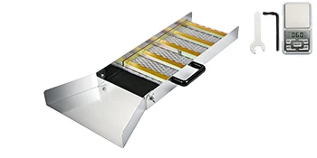 SucceBuy Aluminum Alloy Sluice Box Digital Pocket Scale 24/30/36/50in Portable Manual Gold Jewelry Panning Prospecting Tools