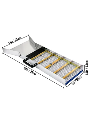 SucceBuy Aluminum Alloy Sluice Box Digital Pocket Scale 24/30/36/50in Portable Manual Gold Jewelry Panning Prospecting Tools