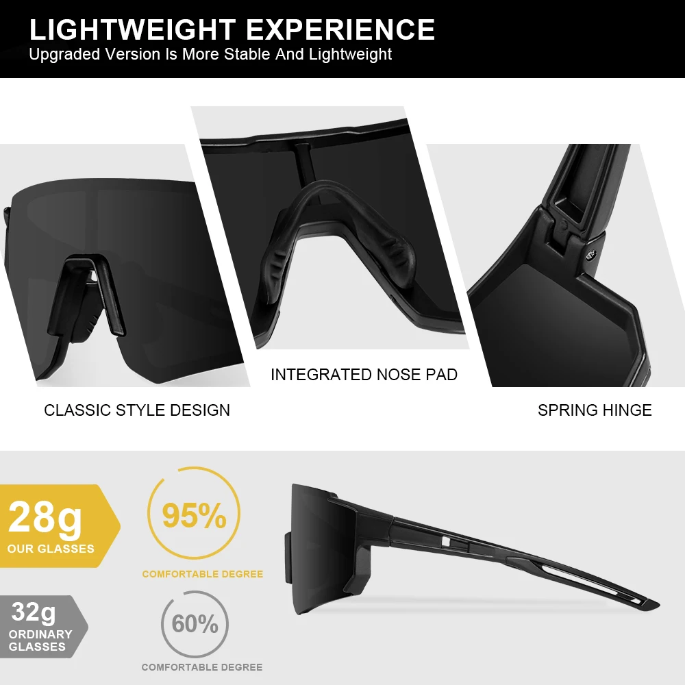 CRIXALIS Square Sunglasses Men Outdoor Cycling Sun Glasses Women Driving Anti Glare Shades Male Goggles UV400 Zonnebril Heren