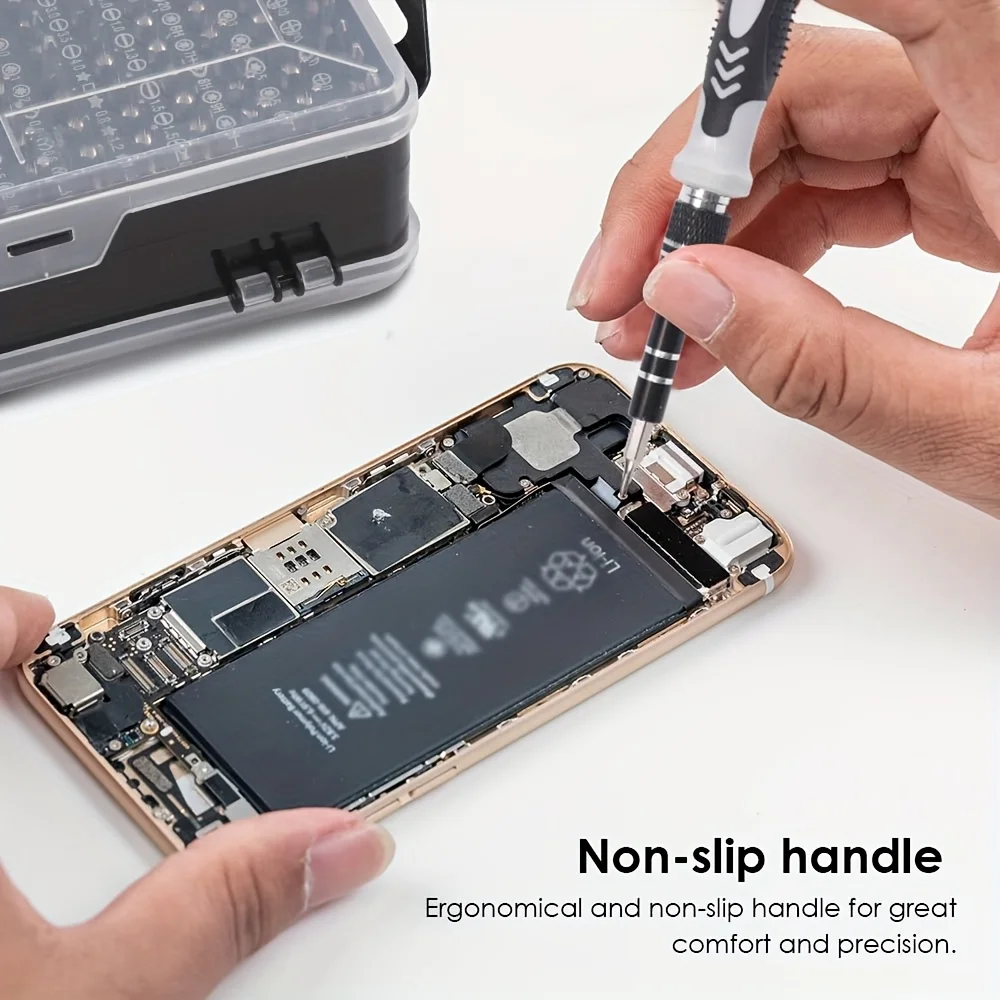 Screwdriver set 115 in 1 multi-function watch mobile phone repair tool bit set