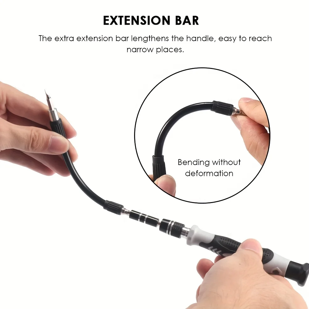 Screwdriver set 115 in 1 multi-function watch mobile phone repair tool bit set