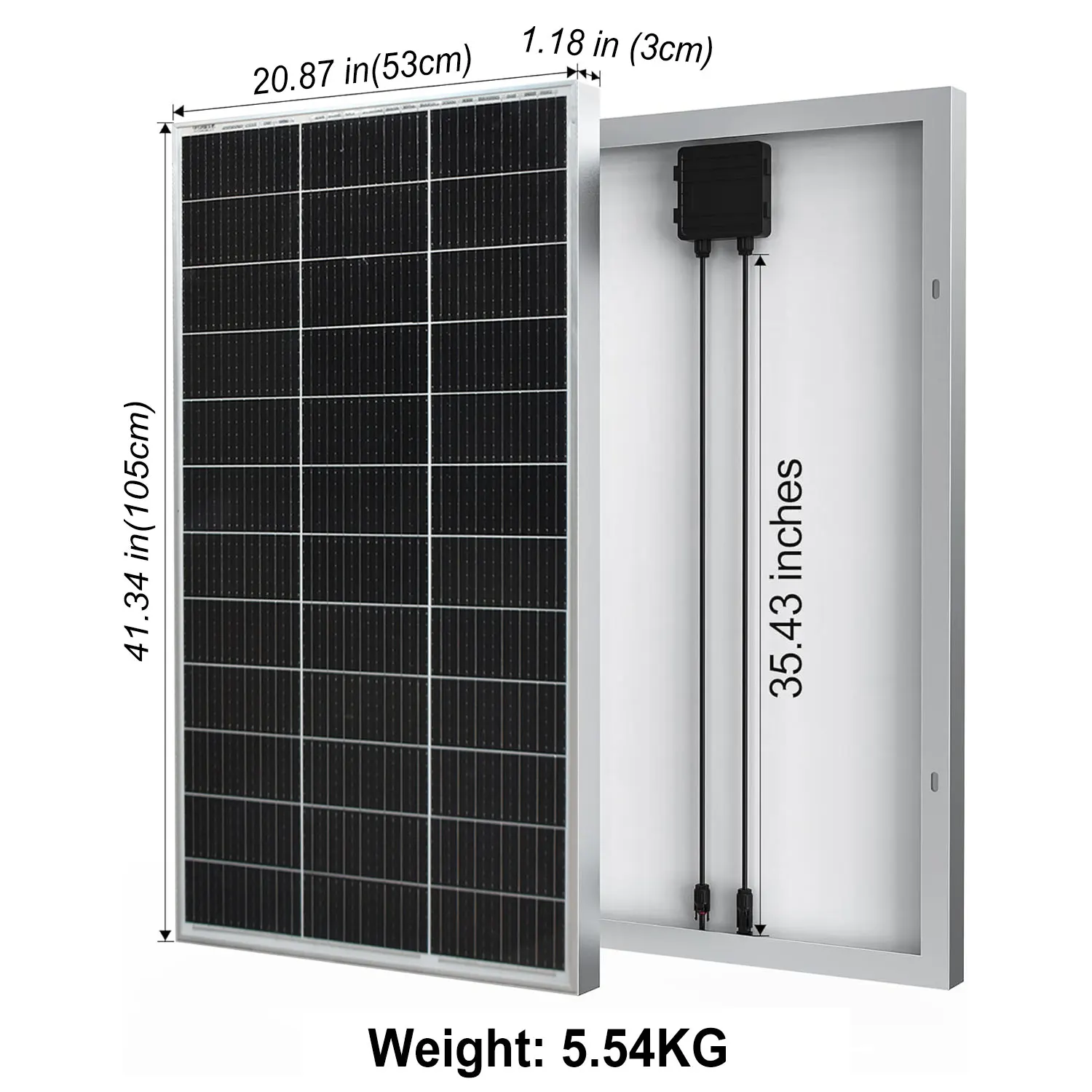 Solar Panel 12V 120W 240w Monocrystalline Solar Panel with Aluminium Frame, Photovoltaic Module for 12V Lithium Batte