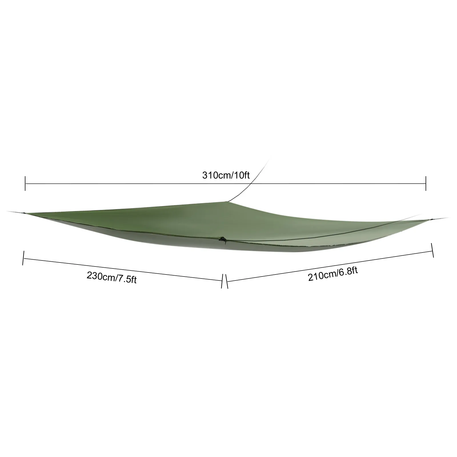 Nylon Fabric Portable Single & Double Size Outdoor Camping Hiking Garden Hammock for Backpacking Travel Sleeping