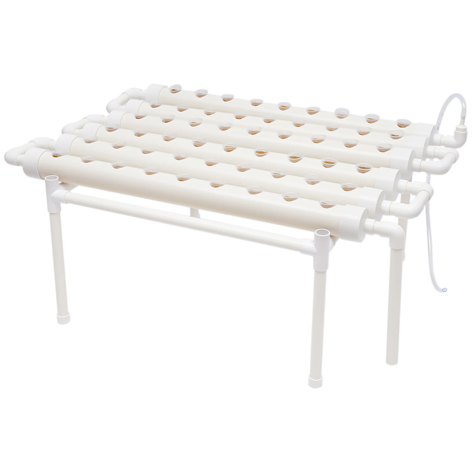 Hydroponic Grow Kit 36/54 Plant Sites, Hydroponics Growing System, Soilless Nft System Pvc-u Vertical Vegetable Planter