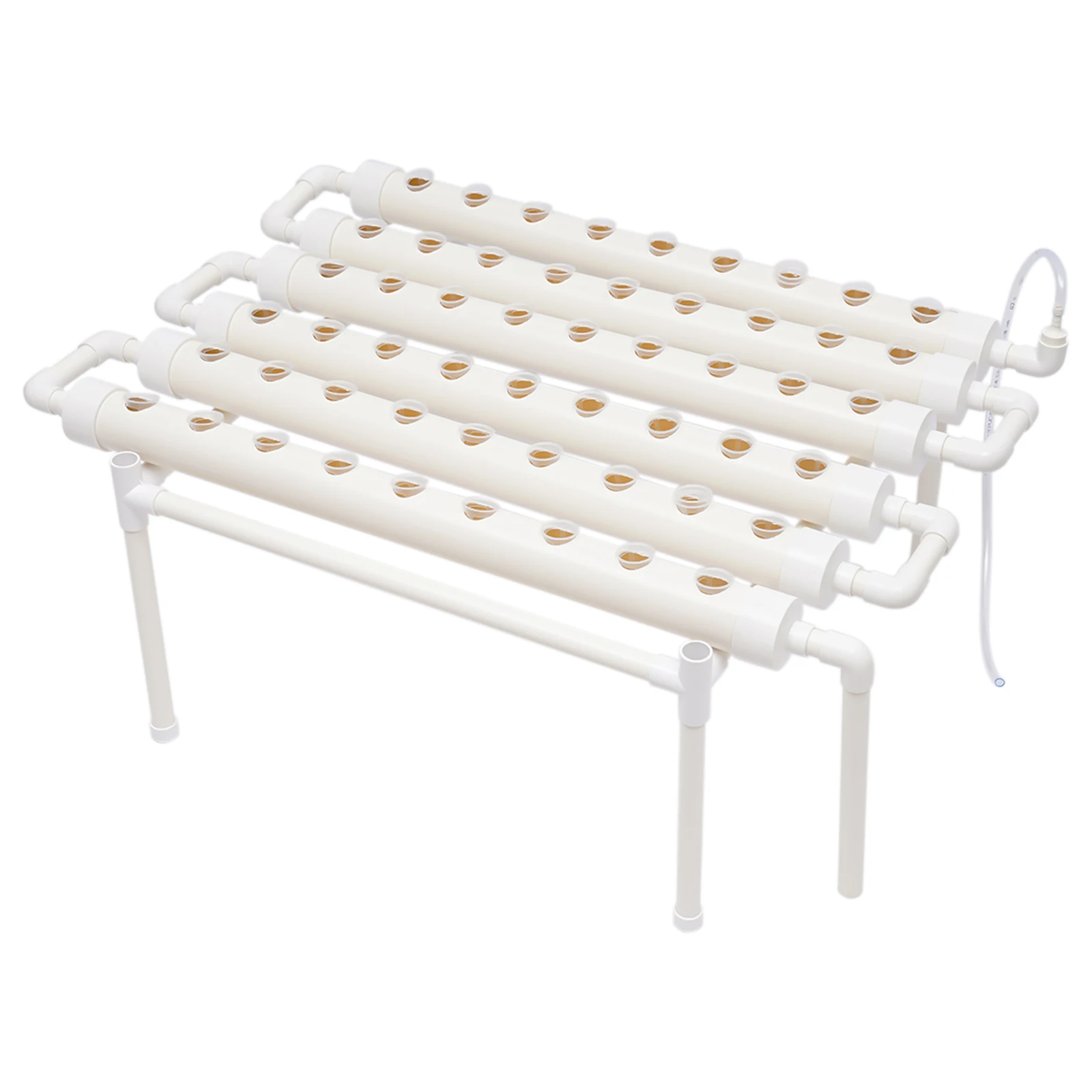 Hydroponic Grow Kit 36/54 Plant Sites, Hydroponics Growing System, Soilless Nft System Pvc-u Vertical Vegetable Planter