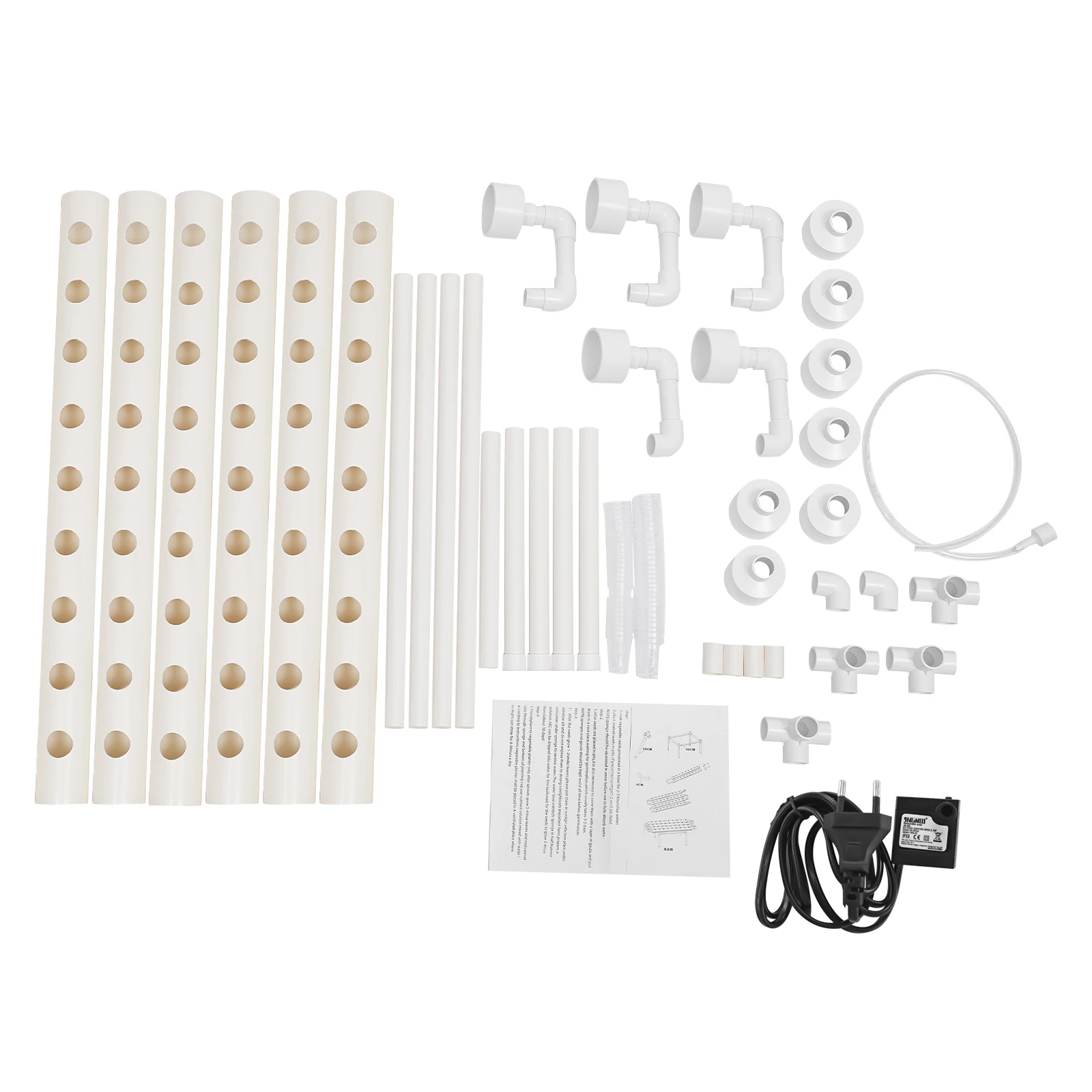Hydroponic Grow Kit 36/54 Plant Sites, Hydroponics Growing System, Soilless Nft System Pvc-u Vertical Vegetable Planter