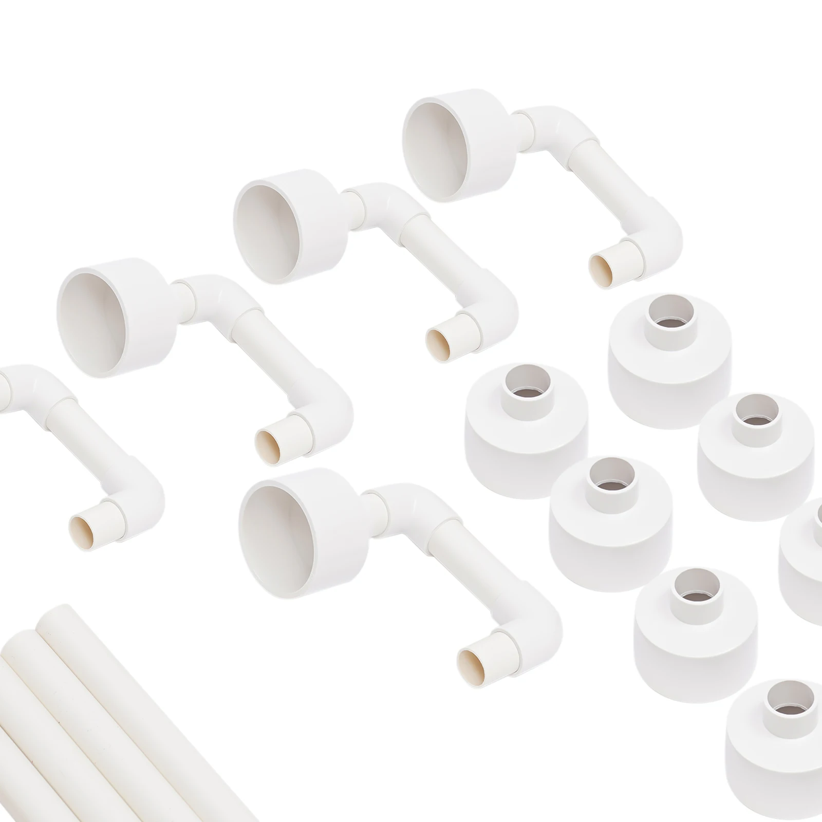 Hydroponic Grow Kit 36/54 Plant Sites, Hydroponics Growing System, Soilless Nft System Pvc-u Vertical Vegetable Planter