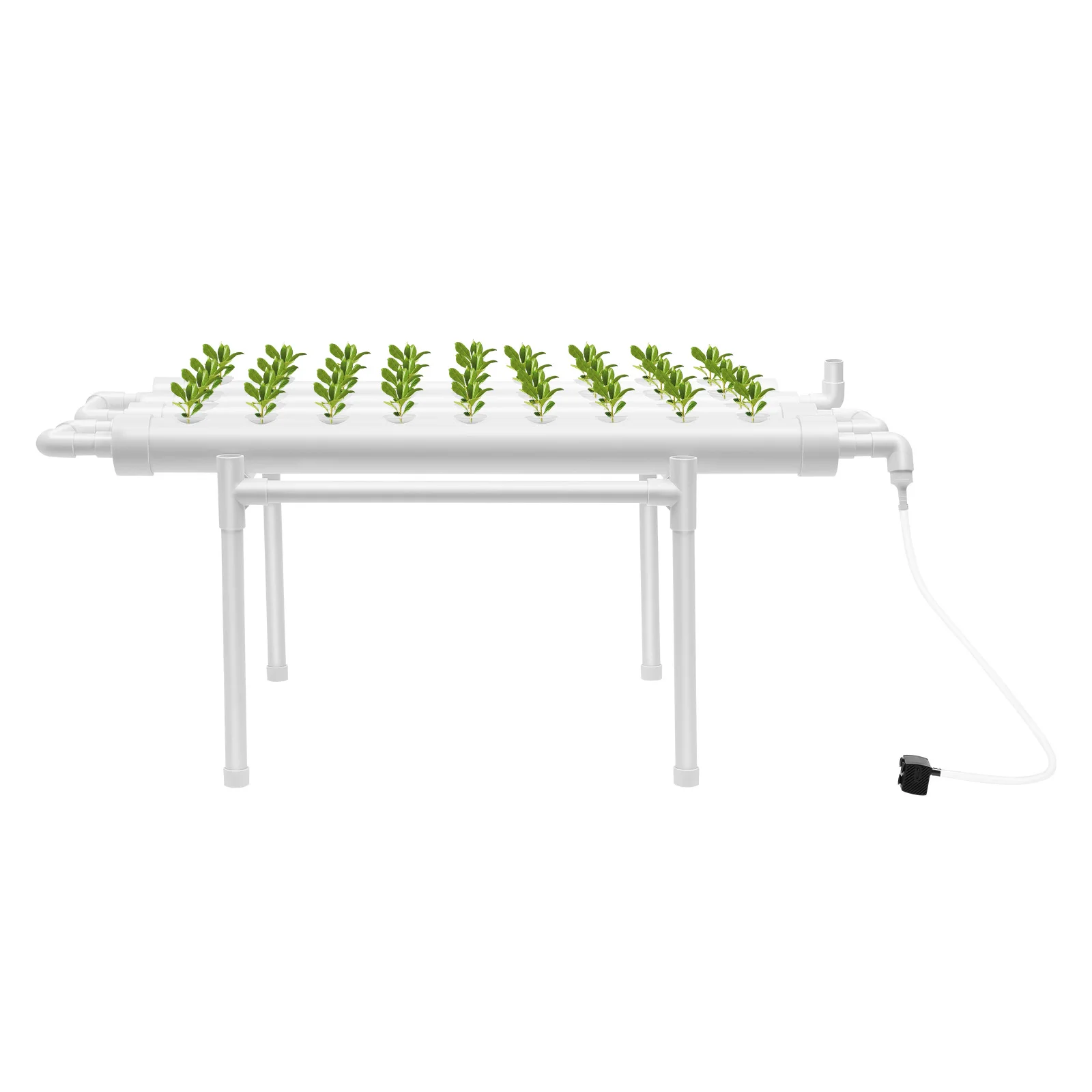 Hydroponic Grow Kit 36/54 Plant Sites, Hydroponics Growing System, Soilless Nft System Pvc-u Vertical Vegetable Planter