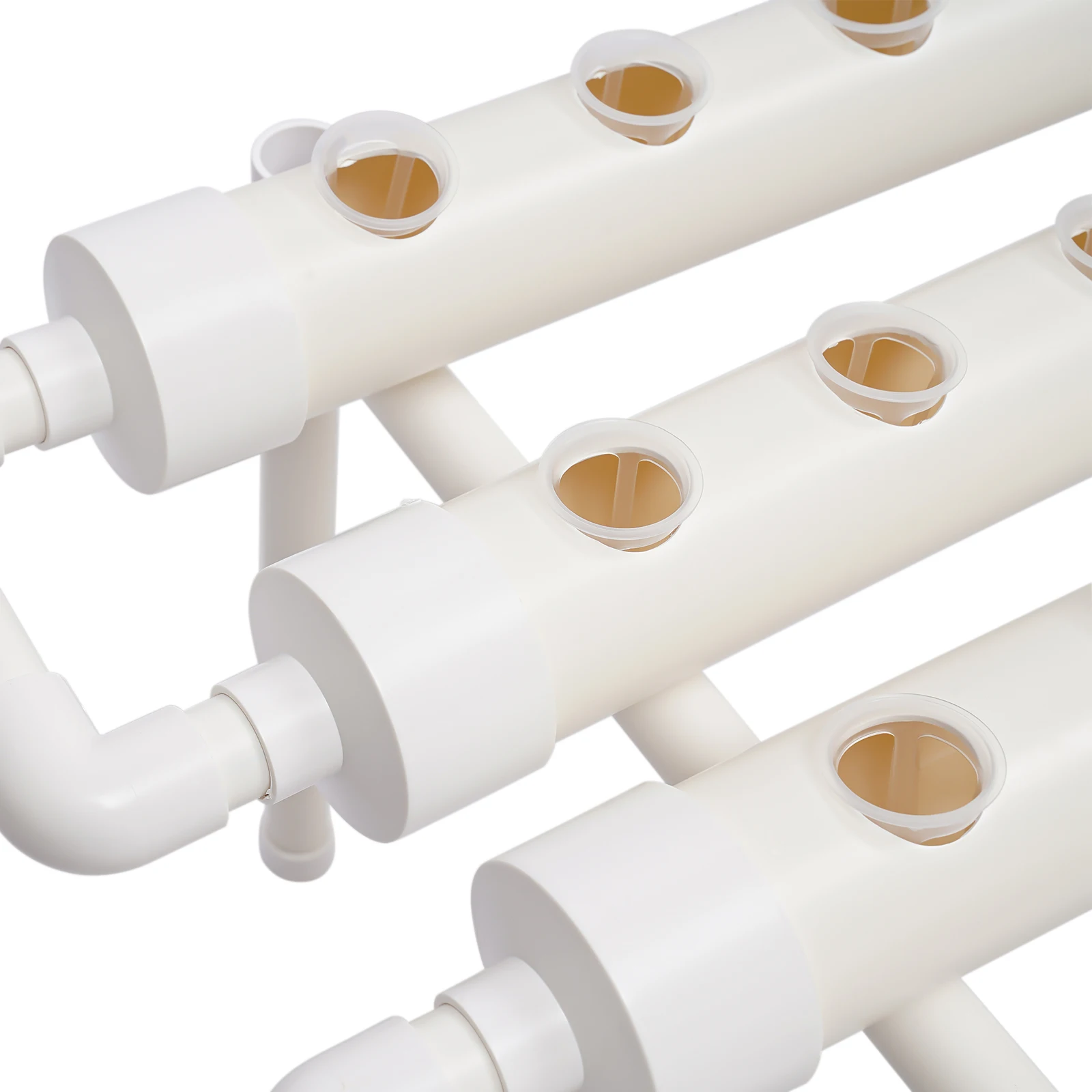 Hydroponic Grow Kit 36/54 Plant Sites, Hydroponics Growing System, Soilless Nft System Pvc-u Vertical Vegetable Planter