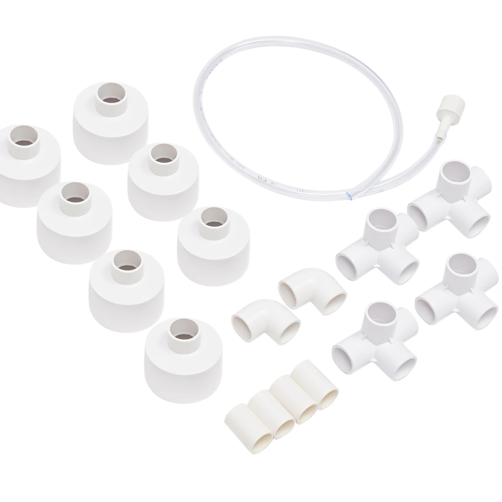 Hydroponic Grow Kit 36/54 Plant Sites, Hydroponics Growing System, Soilless Nft System Pvc-u Vertical Vegetable Planter