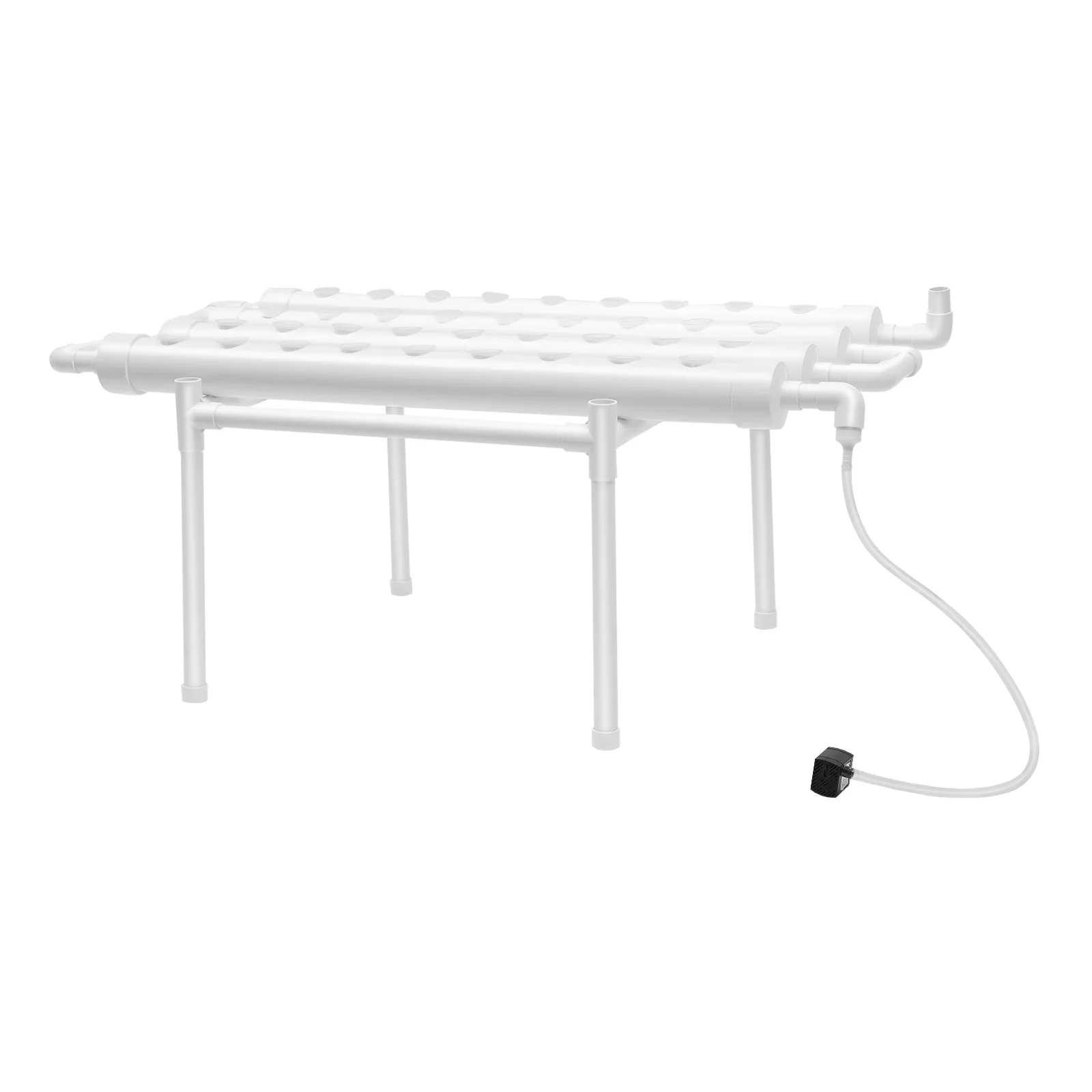 Hydroponic Grow Kit 36/54 Plant Sites, Hydroponics Growing System, Soilless Nft System Pvc-u Vertical Vegetable Planter