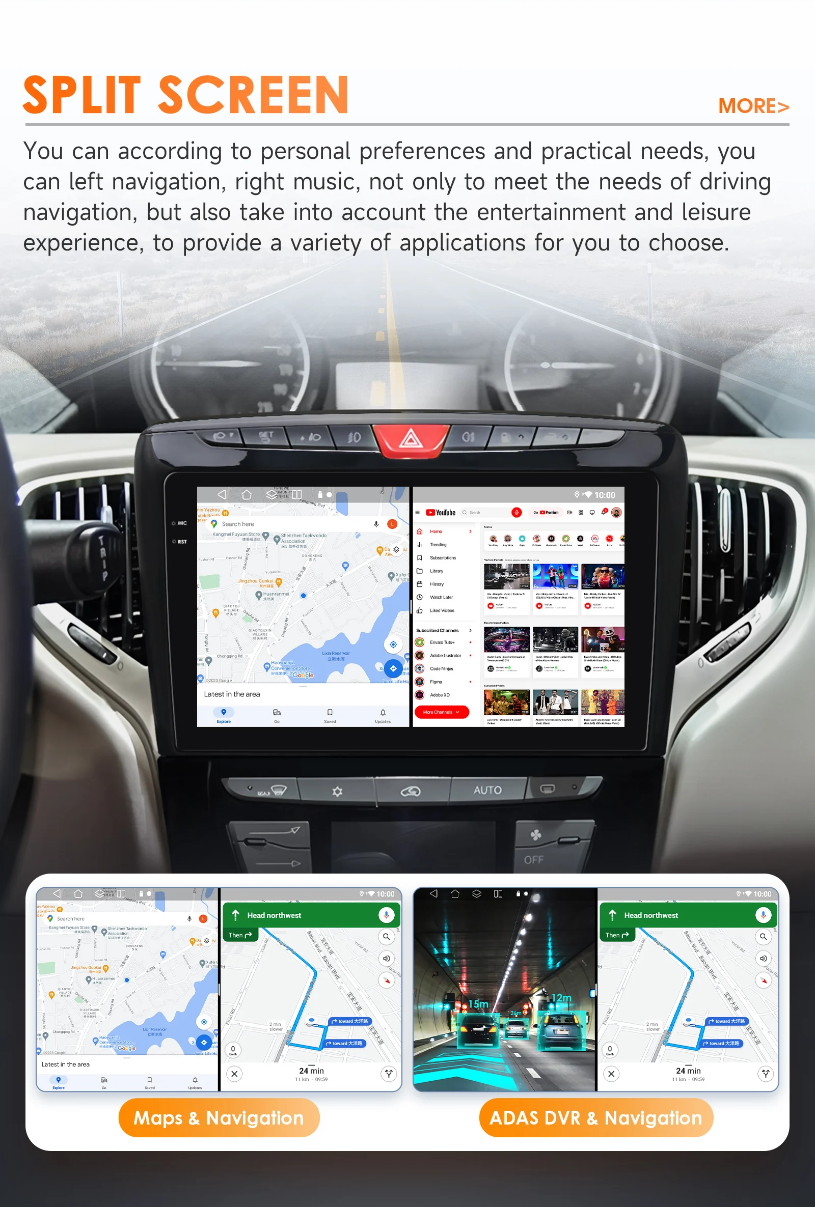 9" Hizpo 2Din CarPlay Android Auto Car Radio for Lancia Ypsilon 2012 - 2020 GPS BT 4G SWC RDS DSP Octa-Core Snapdragon6115