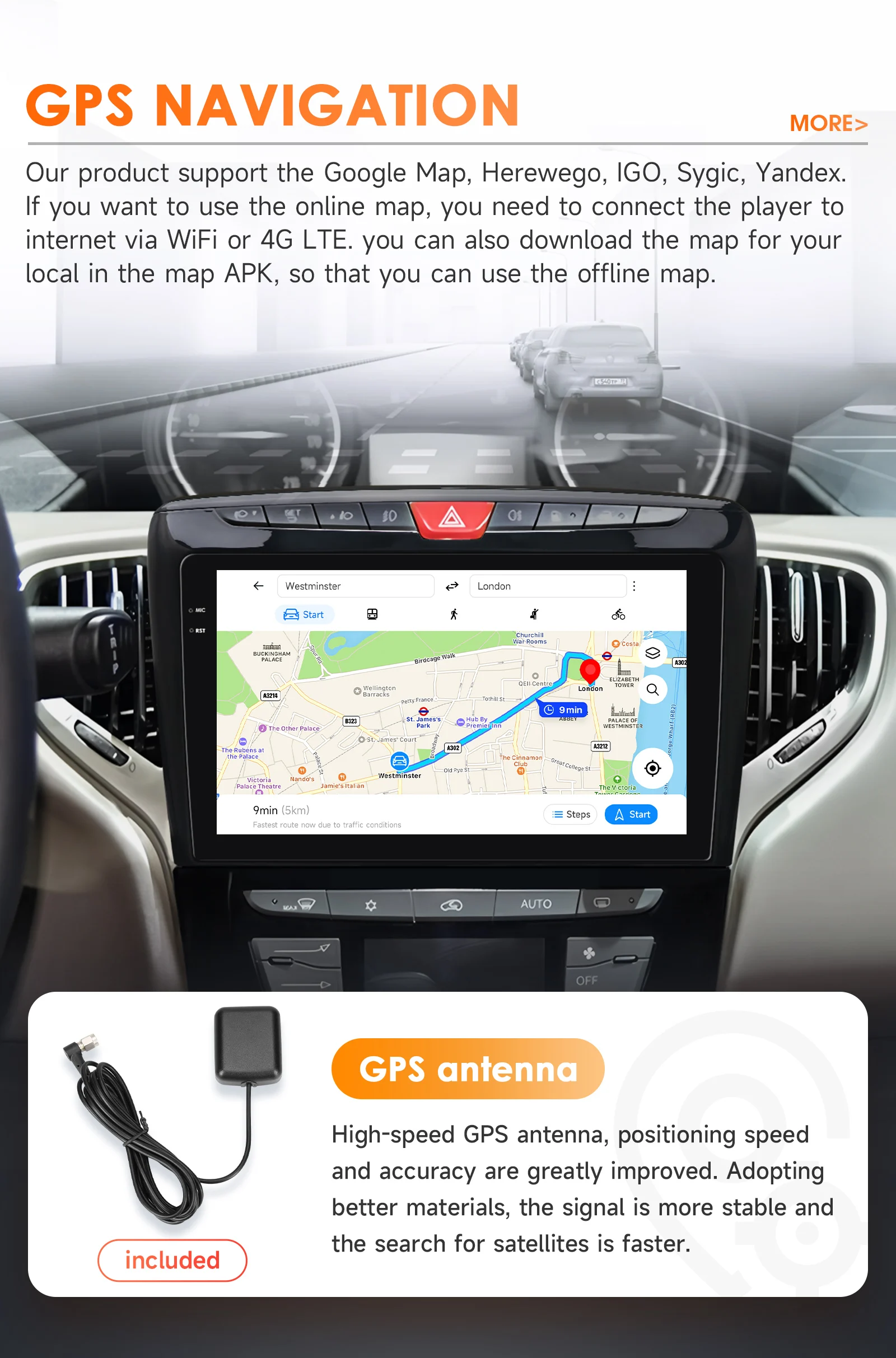 9" Hizpo 2Din CarPlay Android Auto Car Radio for Lancia Ypsilon 2012 - 2020 GPS BT 4G SWC RDS DSP Octa-Core Snapdragon6115
