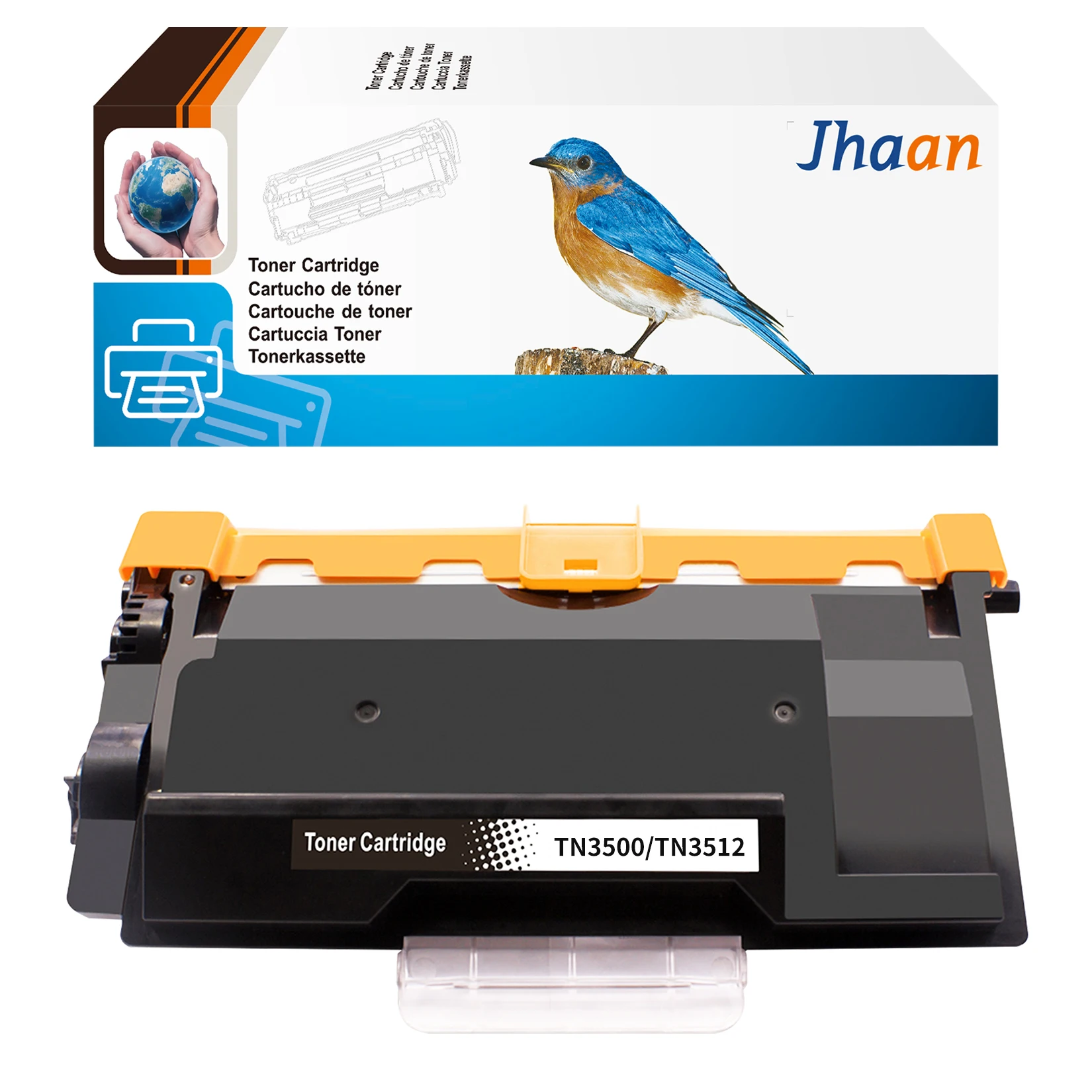 Jhaan TN3500 TN3512 TN-3512 TN-3500 Black Toner Compatible with Brother DCP-L6600 HL-L6250 L6300 L6400 MFC-L6800 L6900