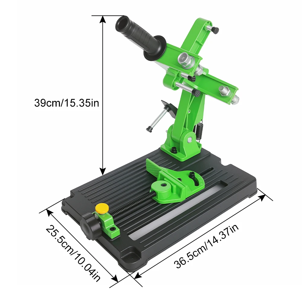 Allsome Angle Mill Support Grinder Holder Cutter Stand Bracket Holder Cutting Machine for 180mm/230mm Angle Grinder