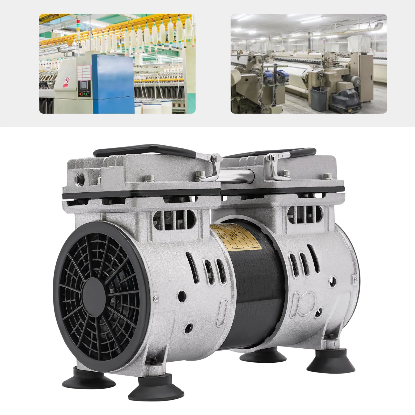 550w Industrie Labor Vakuum Pumpe 220v 50hz Suitable For Gas Tightness Experiments, Surgical Vacuum Suction