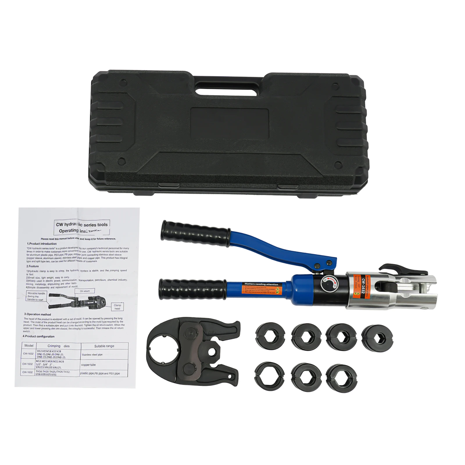 Professional Crimping Pliers, Hydraulic Press Tool, 10T Hydraulic Crimping Tool