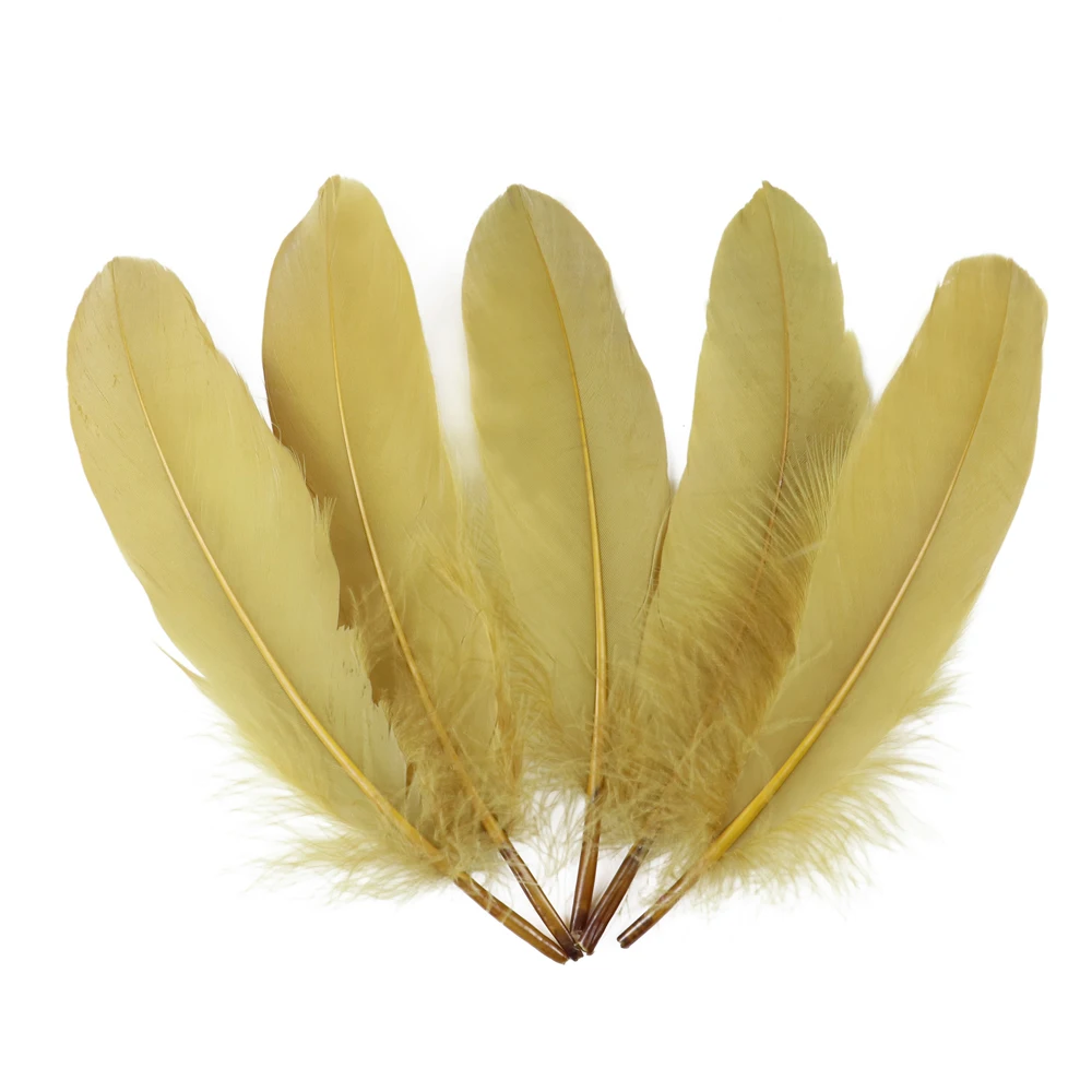 20-1000pcs Natural Big Goose Feather Craft Jewelry Carnival Party 15-20CM Colorful Goose Feather for Home Handicraft Decor Plume