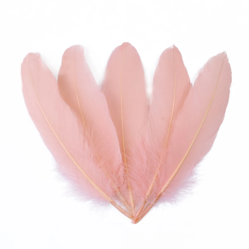 20-1000pcs Natural Big Goose Feather Craft Jewelry Carnival Party 15-20CM Colorful Goose Feather for Home Handicraft Decor Plume