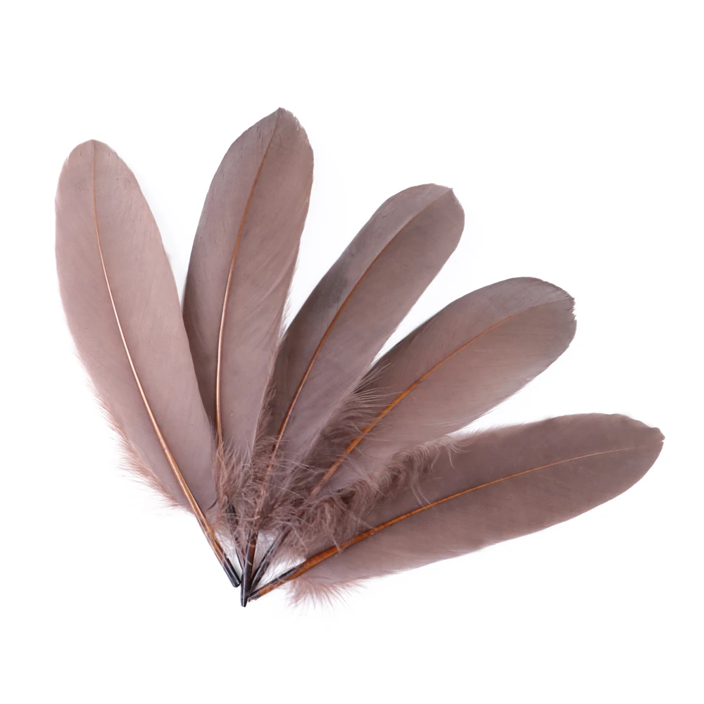 20-1000pcs Natural Big Goose Feather Craft Jewelry Carnival Party 15-20CM Colorful Goose Feather for Home Handicraft Decor Plume