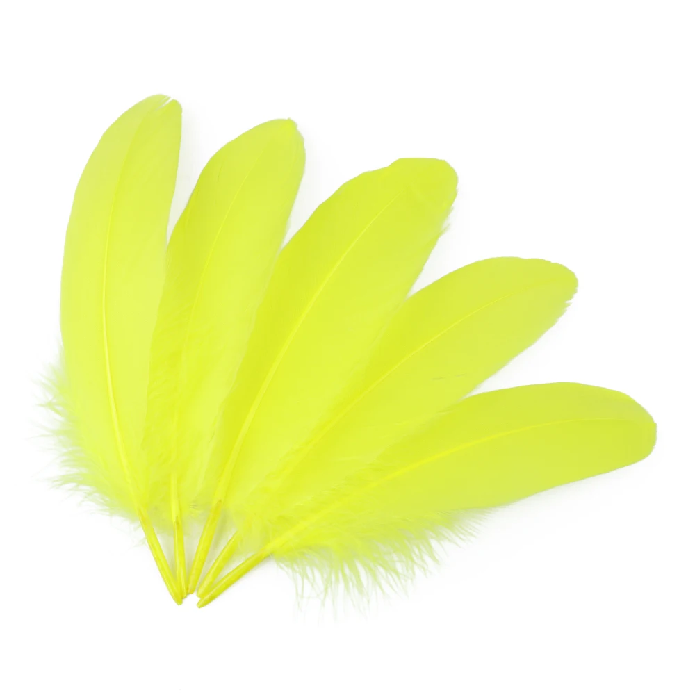 20-1000pcs Natural Big Goose Feather Craft Jewelry Carnival Party 15-20CM Colorful Goose Feather for Home Handicraft Decor Plume