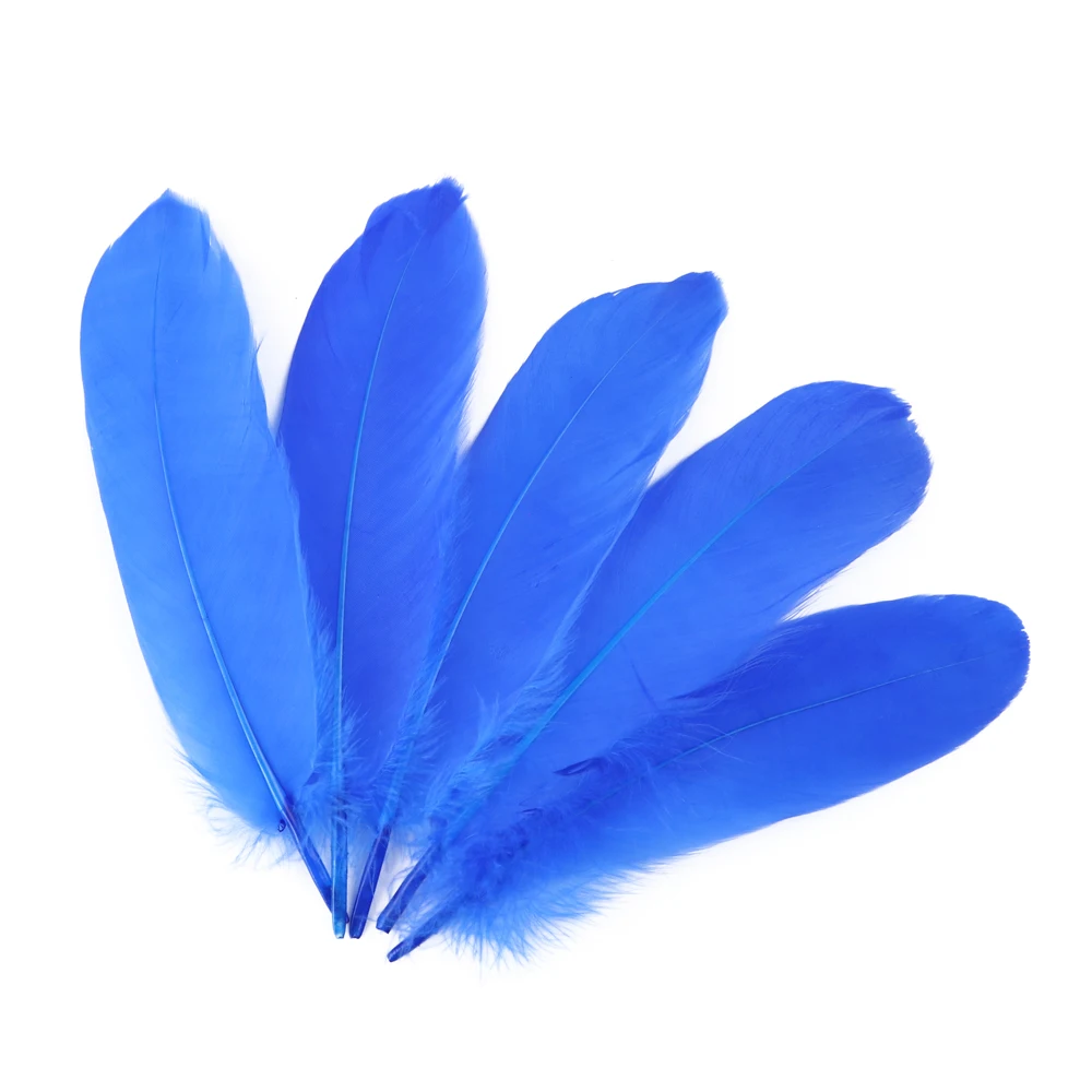 20-1000pcs Natural Big Goose Feather Craft Jewelry Carnival Party 15-20CM Colorful Goose Feather for Home Handicraft Decor Plume