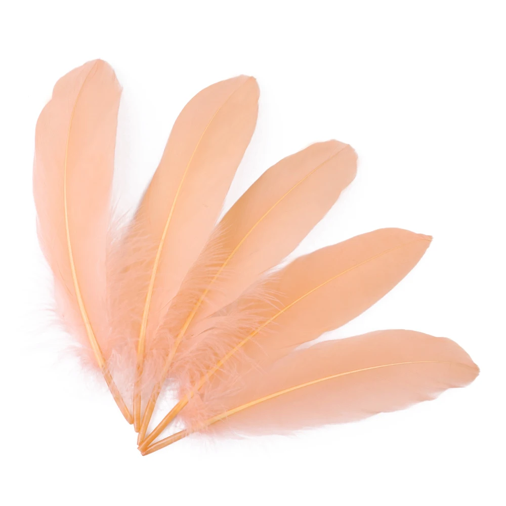 20-1000pcs Natural Big Goose Feather Craft Jewelry Carnival Party 15-20CM Colorful Goose Feather for Home Handicraft Decor Plume