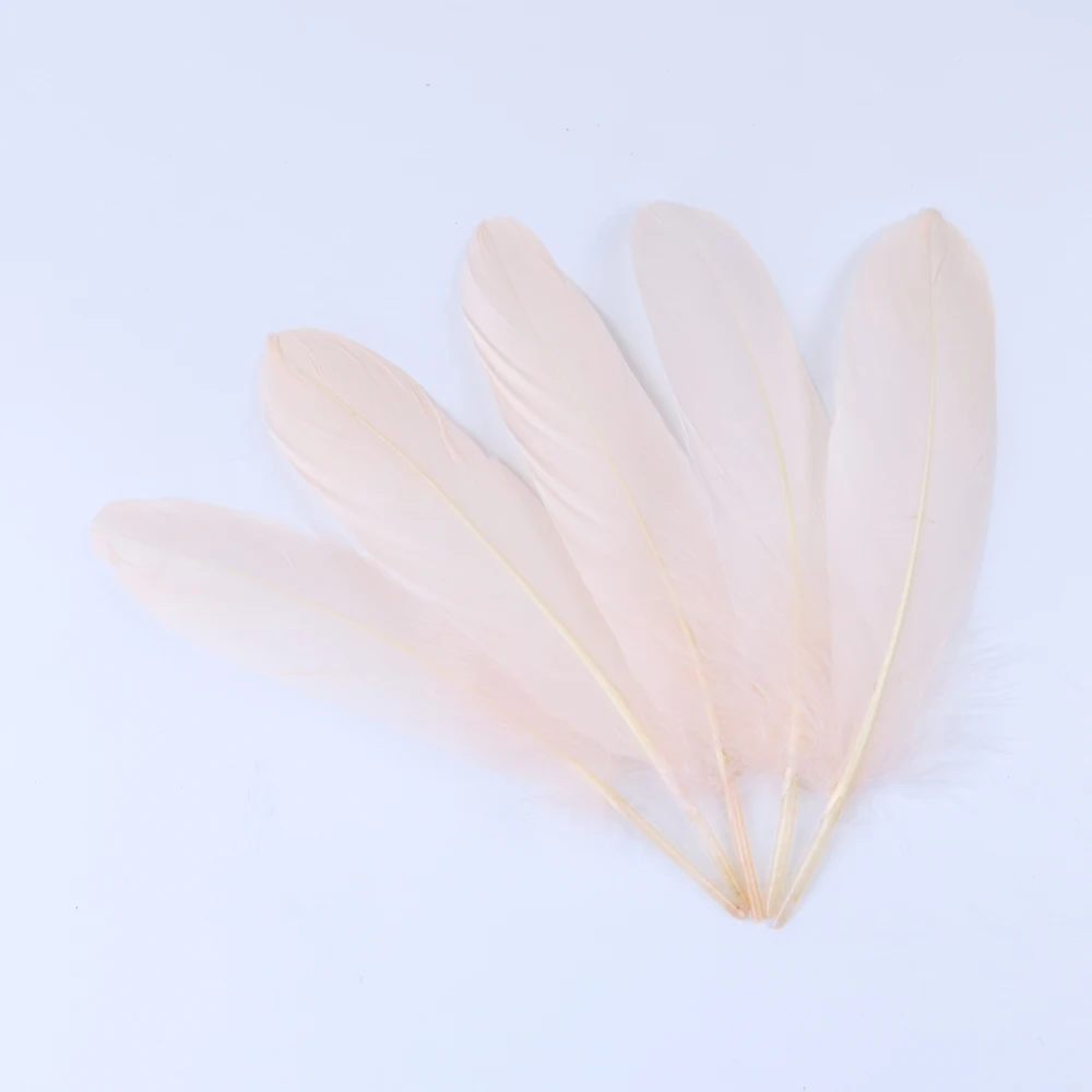 20-1000pcs Natural Big Goose Feather Craft Jewelry Carnival Party 15-20CM Colorful Goose Feather for Home Handicraft Decor Plume