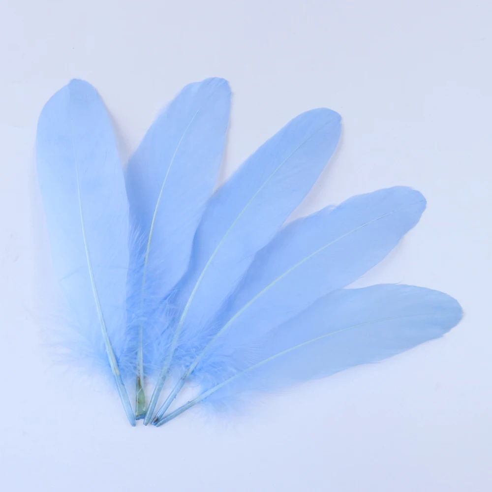 20-1000pcs Natural Big Goose Feather Craft Jewelry Carnival Party 15-20CM Colorful Goose Feather for Home Handicraft Decor Plume
