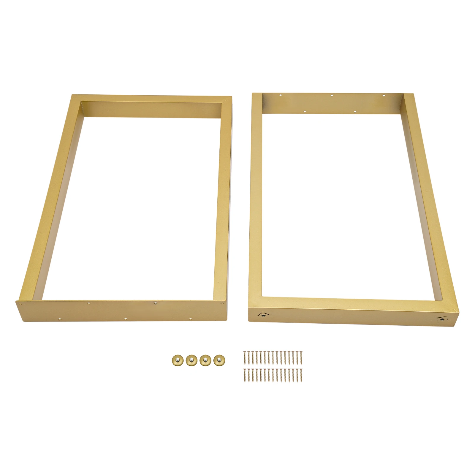 Metal Furniture Legs Wear Resistance Industrial Metal Table Legs Simple Installation for Bedrooms/Hotels/Dining Rooms